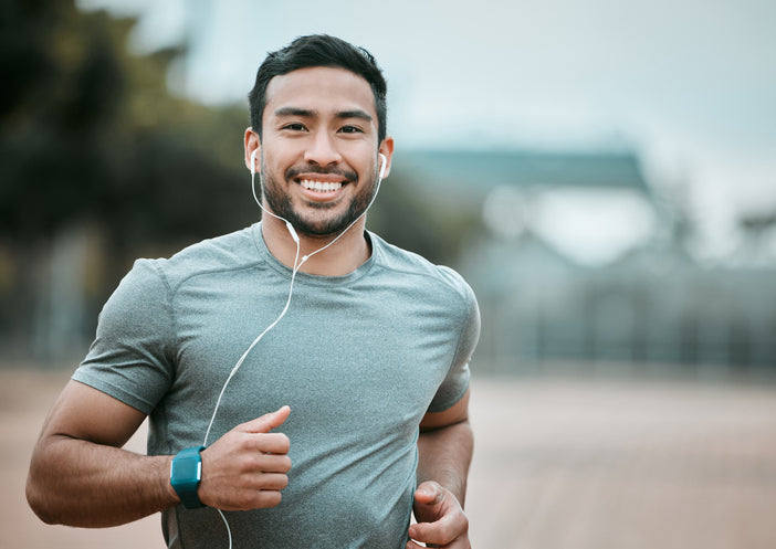 runner finishing long run feeling comfortable and hydrated