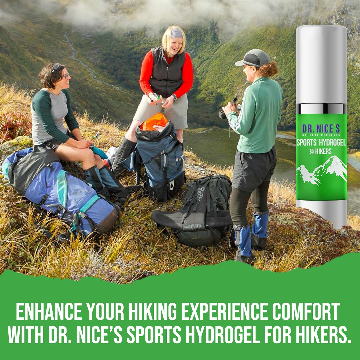 Sports Hydrogel for Hikers