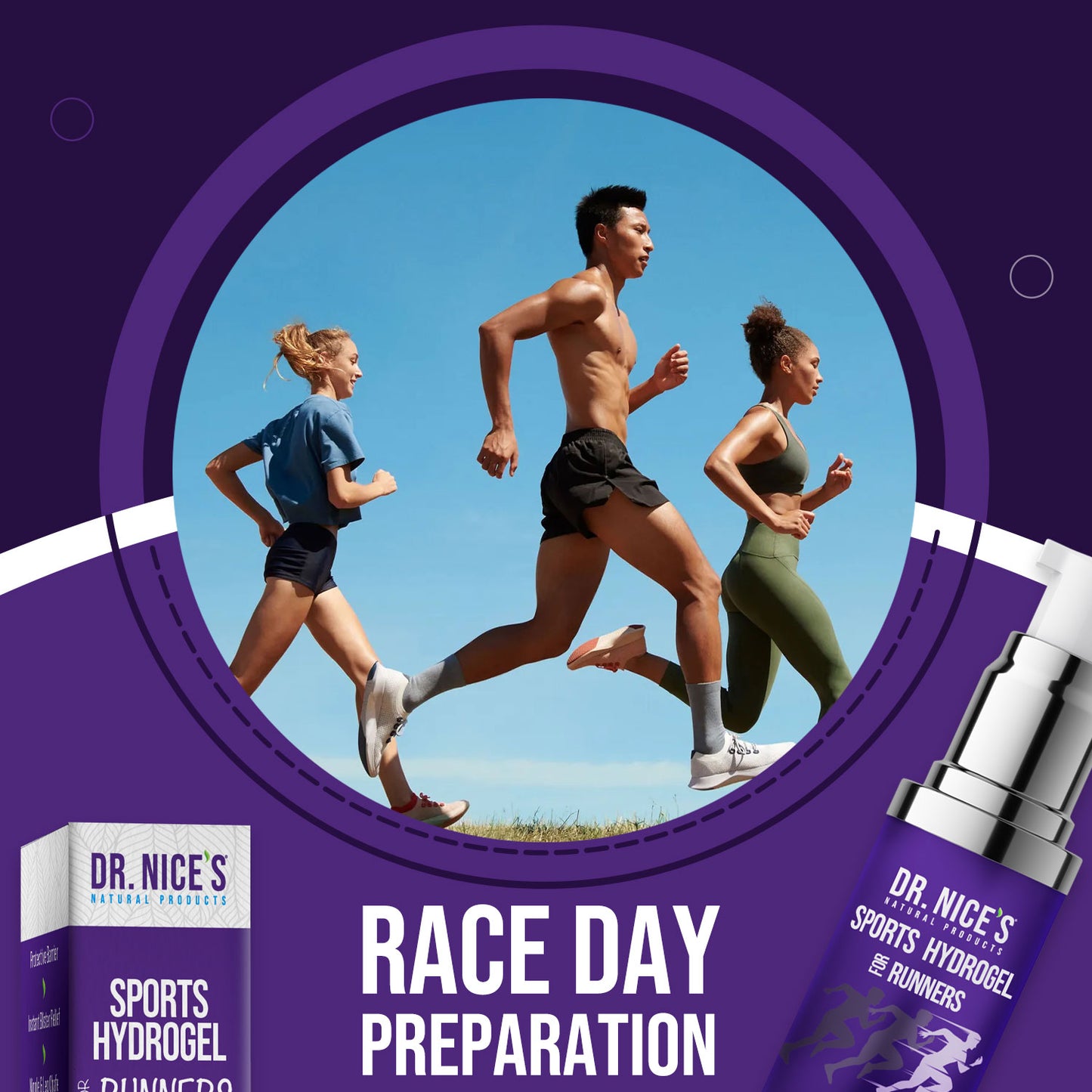 Sports Hydrogel for Runners